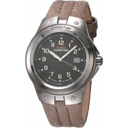 Reloj Timex T49631 Hombre Expedition Metal Tech Brown Leather Strap