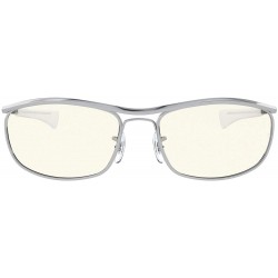 Gafas Ray-Ban RB3119M Olympian I Deluxe Everglasses Oval Blue Light Filtering Silver/Clear to Grey Photochromic 62 mm