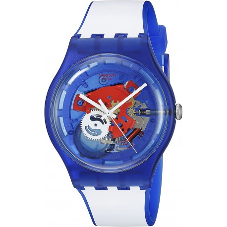 Reloj Swatch SUON112 Unisex Originals Analog Display Swiss Quartz White