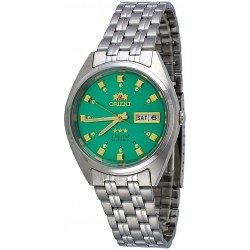 Reloj ORIENT FAB00009N Hombre 3 Star Stainless Steel Green D (Importación USA)