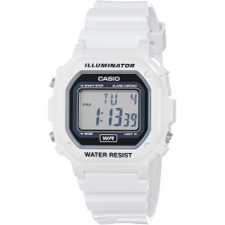 Reloj Casio F-108WHC-7ACF Unisex Classic White Resin Band (Importación USA)
