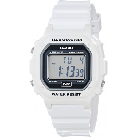 Reloj Casio F-108WHC-7ACF Unisex Classic White Resin Band (Importación USA)