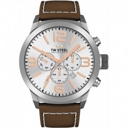 Reloj TW Steel TWMC11 Stainless Gray Brown Man (Importación USA)