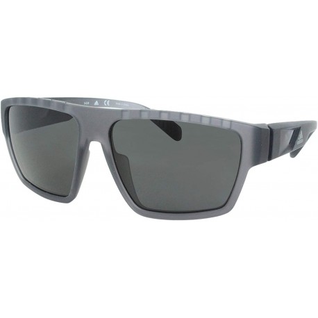 Gafas adidas SP0008 20A Hombre Transparent Grey/Smoke Lens Rectangular 61mm