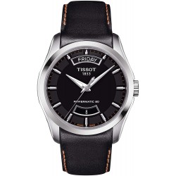 Reloj Tissot T035.407.16.051.03 Couturier Automatic Black Dial Hombre