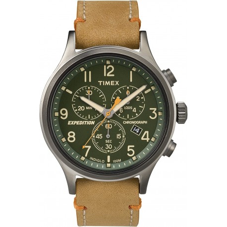 Reloj Timex TW4B04400 Expedition Scout Chrono Hombre Tan/Gre (Importación USA)