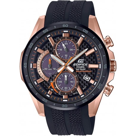 Reloj Casio EQS-900PB-1AVCR Hombre Stainless Steel Quartz Po (Importación USA)