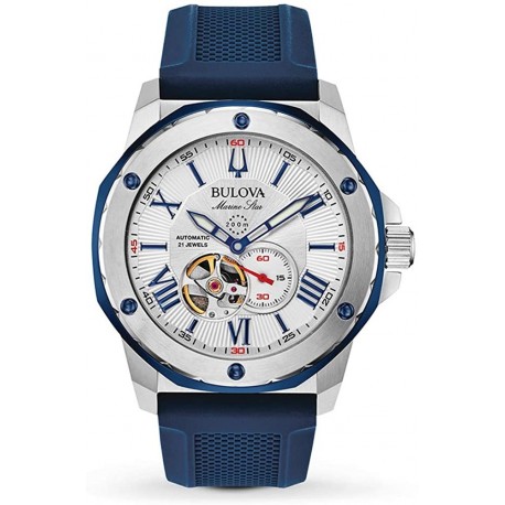 Reloj Bulova 98A225 Hombre Analogue Automatic Silicone Strap (Importación USA)