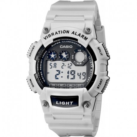 Reloj Hombre Casio W-735H-8A2VCF Vibration Alarm Digital (Importación USA)