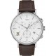 Reloj Timex MensNaval Academy Navy Chronograph Leather Band (Importación USA)