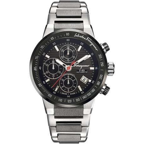 Reloj Salvatore Ferragamo F55LCA78909 S789 Hombre F-80 Chronograph Tachymeter Automatic