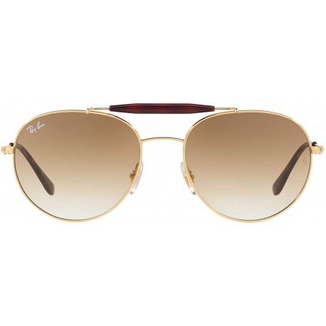 Gafas Ray-Ban Unisex-Adult Metal Unisex Sunglass Round GOLD 56 mm