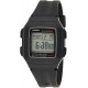 Reloj Hombre Casio F201WA-1A Black Resin Digital Sport (Importación USA)