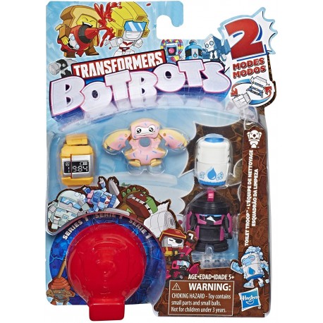Figura Transformers BotBots Toys Series 1 Toilet Troop 5-Pack Mystery 2-in-1 Collectible s!