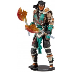 Figura Mcfarlane Toys Mortal Kombat Sub Zero Bloody Frozen Over Skin 7" Multicolor