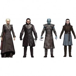 Figura Mcfarlane Toys Game of Thrones Jon Snow Daenerys Night King and Arya Set