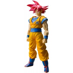 Figura Bandai Tamashii Nations S.H Figuarts Super Saiyan God Son Goku "Dragon Ball Super"
