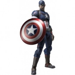 Figura Bandai Bandaï SH Figuarts Avengers Captain America About 155mm ABS u0026 PVC Painted
