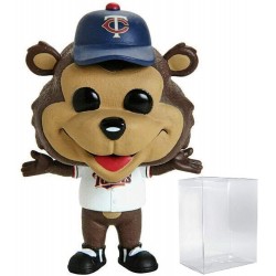 Figura Funko Sports Mascots Minnesota Twins TC Bear 14 Bundled Box Protector to Protect Display