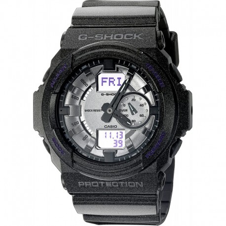 Reloj G-Shock GA-150 - Metallic Black/Silver Casio (Importación USA)