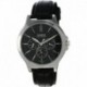 Reloj Hombre Casio Multi-Dial Black Leather MTP-V300L-1AV (Importación USA)