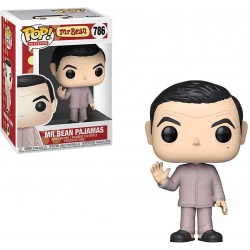 Figura Funko Mr Bean Pajamas Pop TV Vinyl & 1 Compatible Graphic Protector Bundle 40146 B