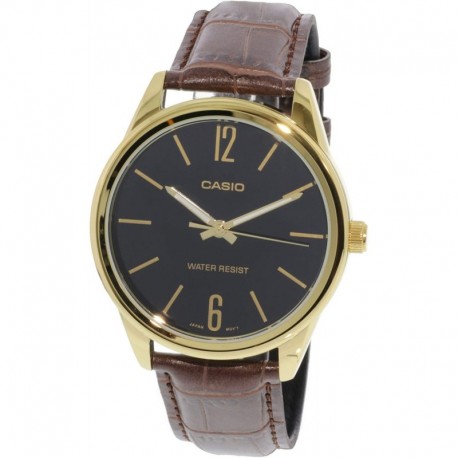 Reloj Hombre Casio Leather s MTP-V005GL-1B (Importación USA)