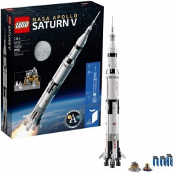 LEGO Ideas NASA Apollo Saturn V 92176 Outer Space Model Rocket for Kids and Adults Science Building Kit 1969 Pieces