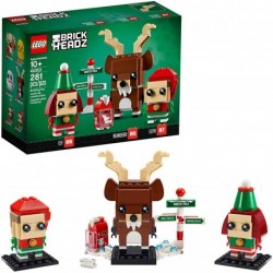 LEGO Brickheadz Reindeer Elf and Elfie 40353 Building Toy New 2020 281 Pieces