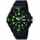 Reloj Hombre Casio Marine Black Dial Black Resin 0705201 (Importación USA)
