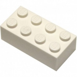 LEGO Parts and Pieces White 2x4 Brick x200