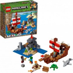 LEGO Minecraft The Pirate Ship Adventure 21152 Building Kit 386 Pieces