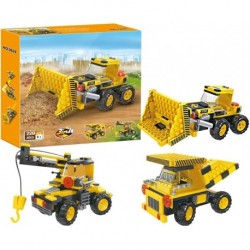 LEGO City 3in1 Construction Trucks Building Set Bulldozer Crane or Dump Truck Engineering Vehicles Toy for Kids Age 6 220 PCS