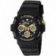 Reloj Casio AW591GBX-1A9 Black Silicone Quartz Fashion (Importación USA)