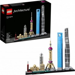 LEGO Architecture Shanghai 21039 Building Kit 597 Pieces