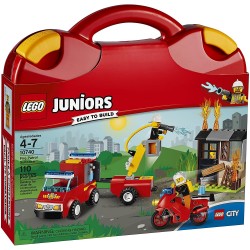LEGO Juniors Fire Patrol Suitcase 10740 Toy for 4-7-Year-Olds