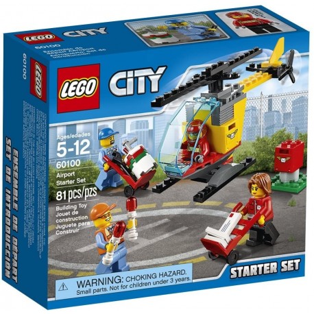 LEGO 60100 City Airport Starter Set Building Kit 81 Piece