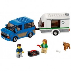 LEGO City Great Vehicles Van & Caravan 60117 Building Toy