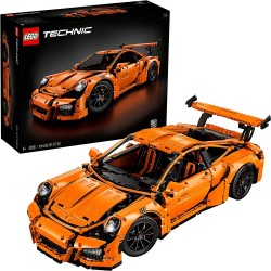 LEGO 2704 Pieces Gearbox Working Steering Wheel Porsche Building Toy 6"H x 22"L 9"W