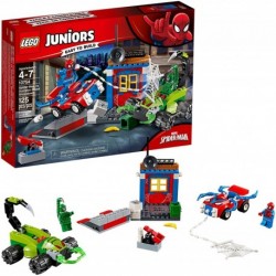 LEGO Marvel Juniors/4 Super Heroes Spider-Man vs Scorpion Street Showdown 10754 Building Kit 125 Pieces