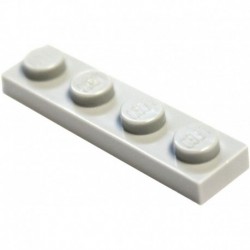 LEGO Parts and Pieces Light Gray Medium Stone Grey 1x4 Plate x100