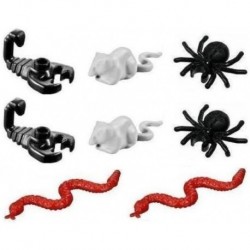 LEGO Creepy Crawlers Genuine Building Accessories Scorpion Rat Spider Snake 8 Pieces Total!