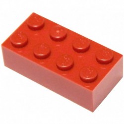 LEGO Parts and Pieces Red Bright Red 2x4 Brick x20
