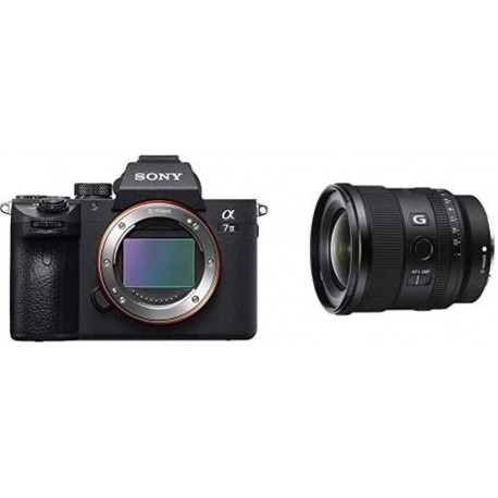 Camara Sony a7 III ILCE7M3/B Full-Frame Mirrorless Interchangeable-Lens Camera 3-Inch LCD Black 20mm F1.8 Lens