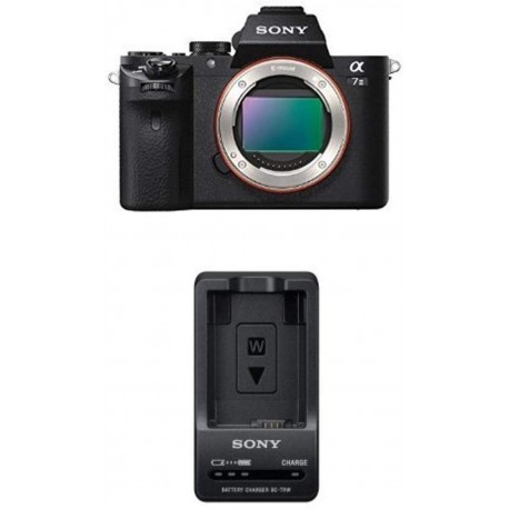 Camara Sony Alpha a7II Interchangeable Digital Lens Camera Body Only BC-TRW W Series Battery Charger