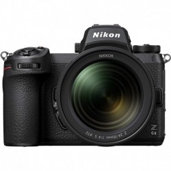 Camara Nikon Z 6II FX-Format Mirrorless Camera Body w/NIKKOR 24-70mm f/4 S Black