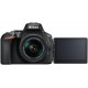 Camara D5600 DX-Format Digital SLR w/AF-P DX NIKKOR 18-55mm f/3.5-5.6G VR