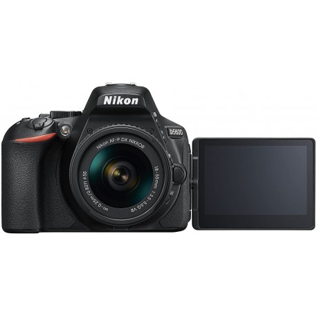 Camara D5600 DX-Format Digital SLR w/AF-P DX NIKKOR 18-55mm f/3.5-5.6G VR