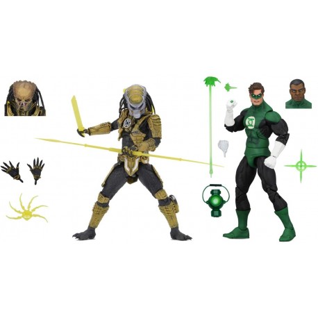 Figura DC NECA 2019 NYCC Exclusive vs Dark Horse Green Lantern Sinestro Predator