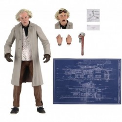 Figura NECA Back to The Future Doc Brown Ultimate Version Wrench Flux Capacitor Drawing & Blueprint